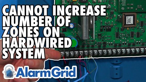 Number of Zones On a Hardwired System Cannot be Increased