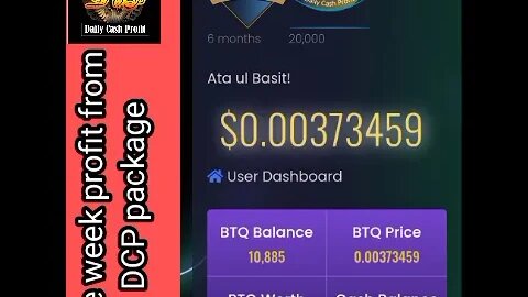 Bitqaan Daily Cash Profit Proof 15/09/2023, amazing project, Must Watch, Online earn money