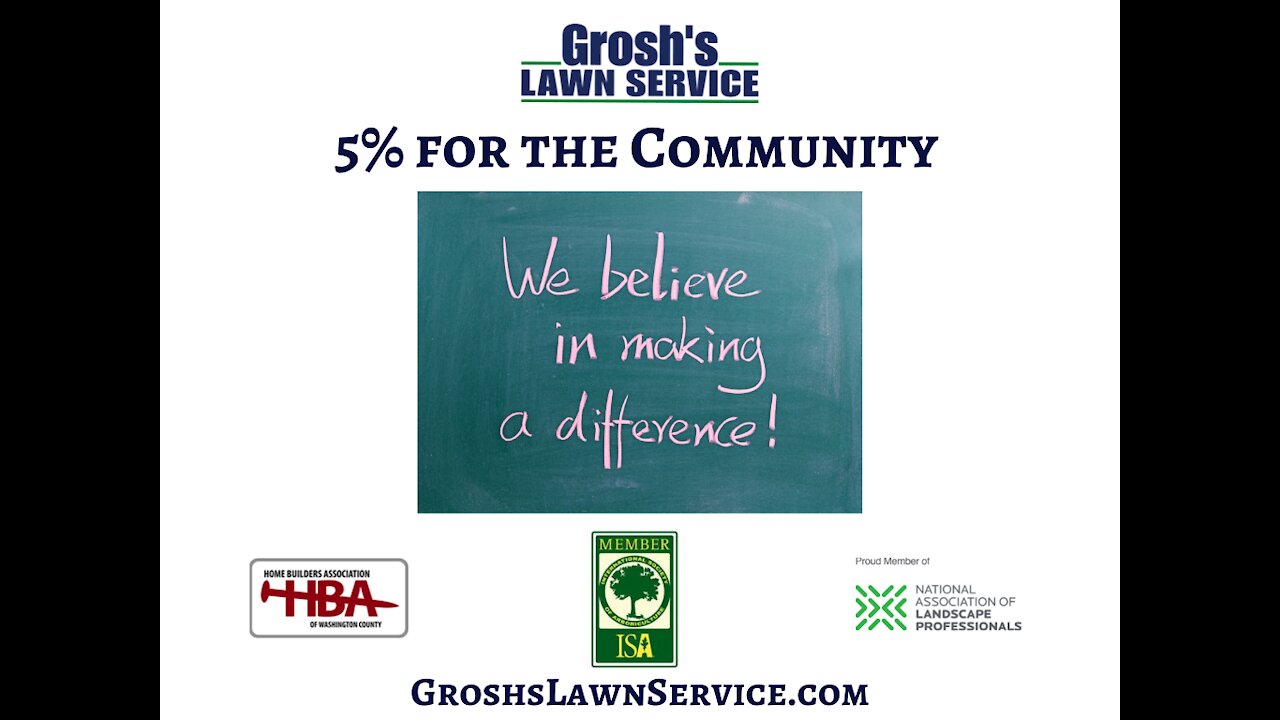 5 Percent For Our Community Landscaping Contractor Clear Spring MD