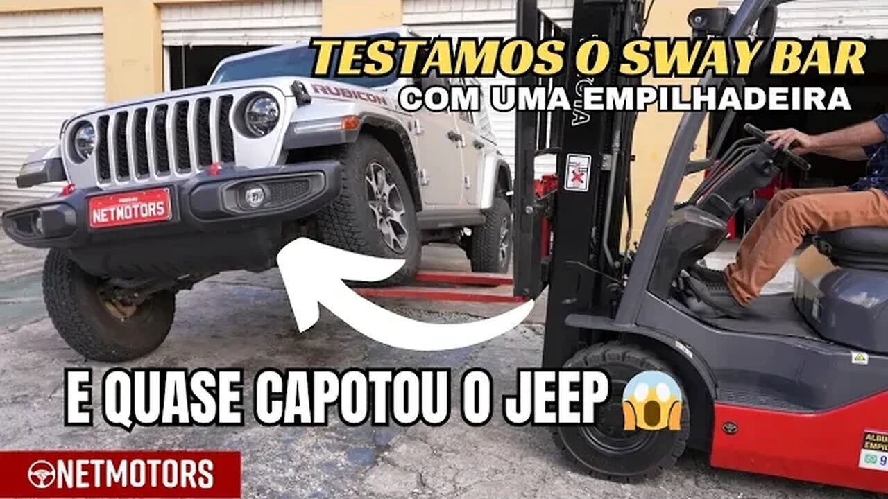 JEEP WRANGLER RUBICON - TESTAMOS O SWAY BAR, E NAO EXISTE NENHUM JIPE EQUIPADO COM ISSO !