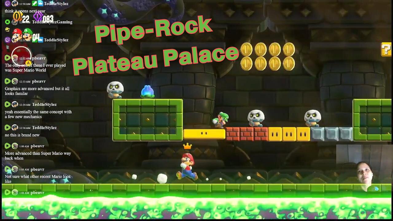 Super Mario Wonder: Pipe Rock Plateau Palace