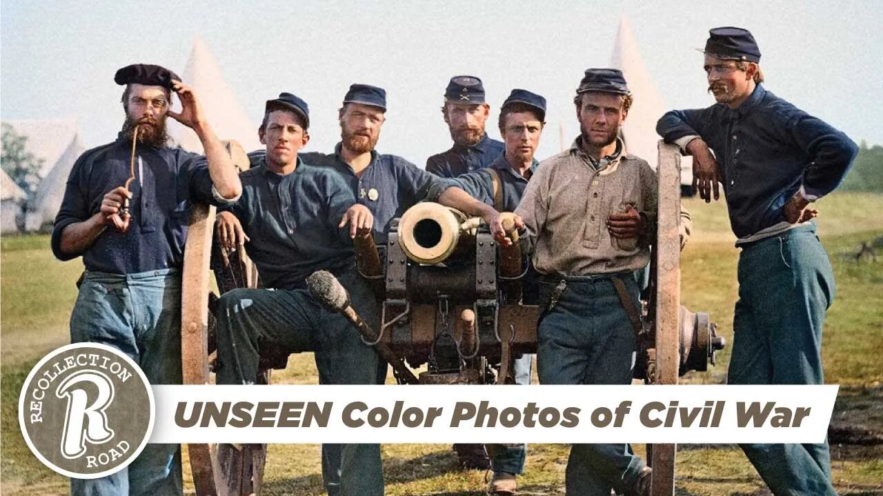 UNSEEN COLOR PHOTOS of the Civil War - Life in America