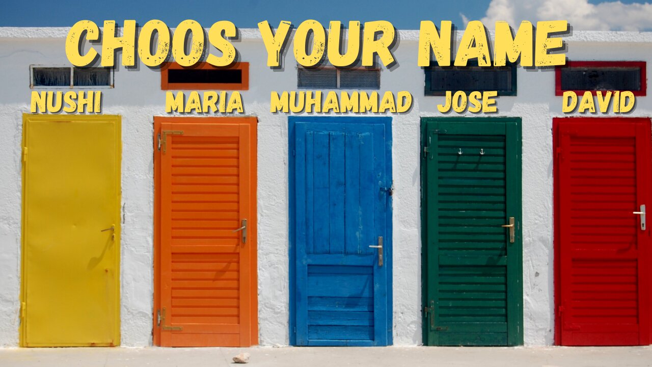 Most Popular Names In The World..
