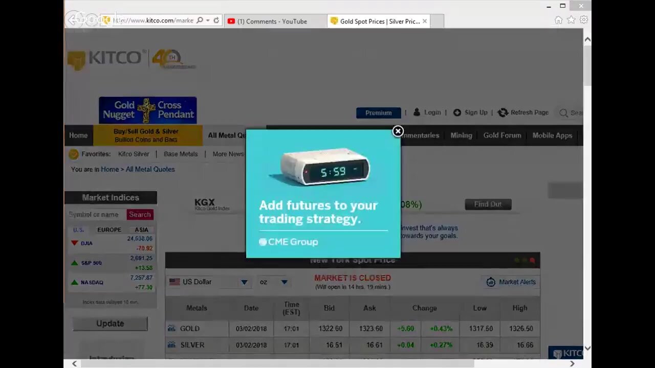 Sunday Night Market Watch! LIVE!