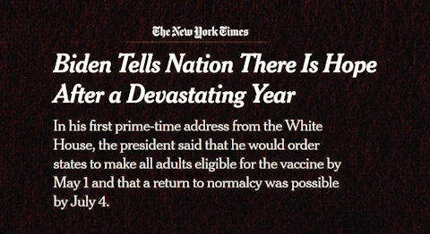 New York Times Celebrates Joe Biden Tyranny