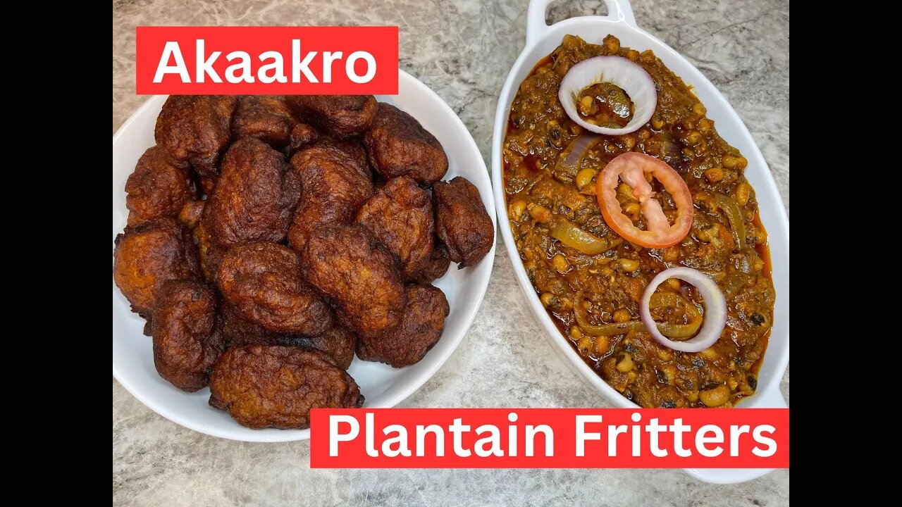 HOW TO MAKE PLANTAIN FRITTERS || AKAAKRO || KAAKLO || STEP BY STEP