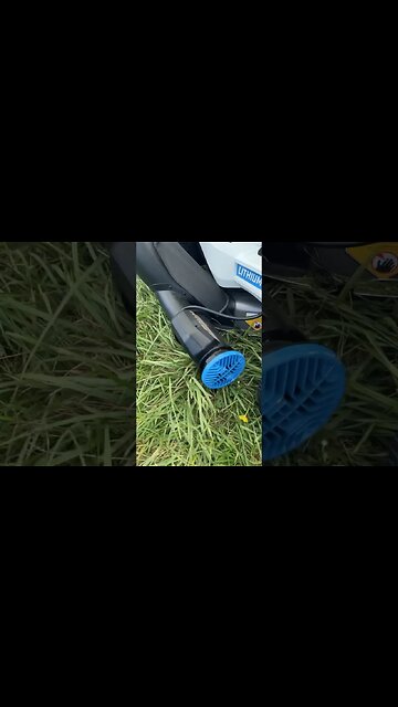 I have never seen something like this! Worlds smallest riding mower from @HARTTools