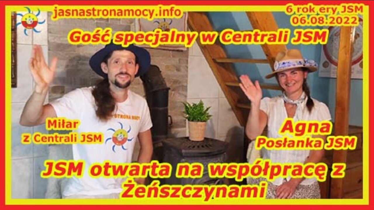 Gość specjalny w Centrali JSM Posłanka JSM Agna - JSM otwarta na współpracę z Żeńszczynami