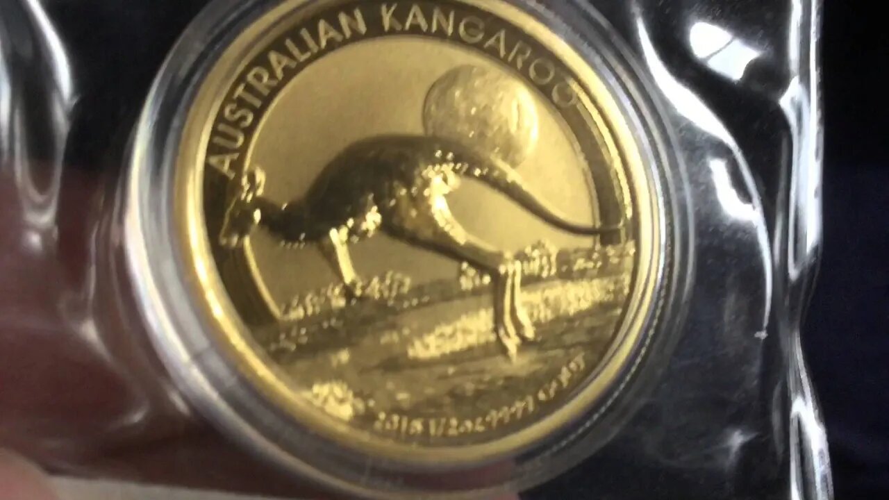 3/4 Oz Of Australian Kangaroo Gold