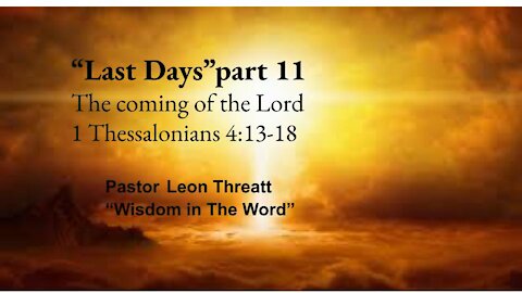 Last Days part 11