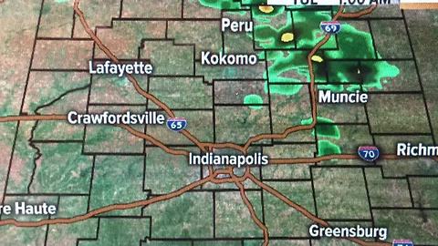 Rain ends overnight