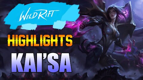 League of Legends wild rift kai'sa Highlights