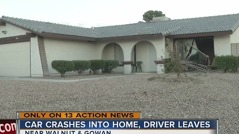 UPDATE: Homeowners talk about car crashing through house