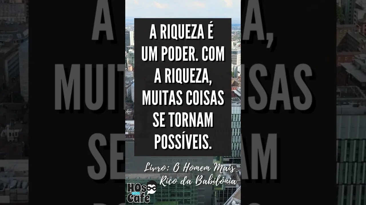 Frase do Livro O Homem Mais Rico da Babilônia | #shorts #status