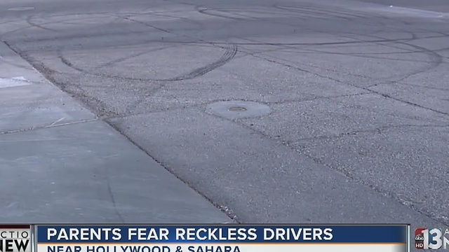 Las Vegas police patrol area for reckless drivers