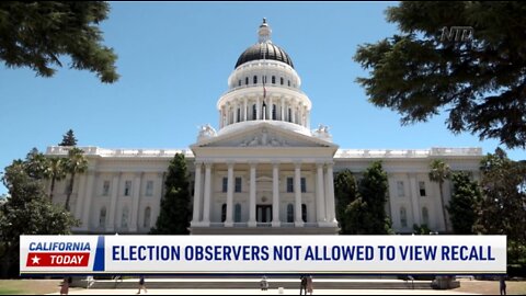 Election Observers Not Allowed to View Recall