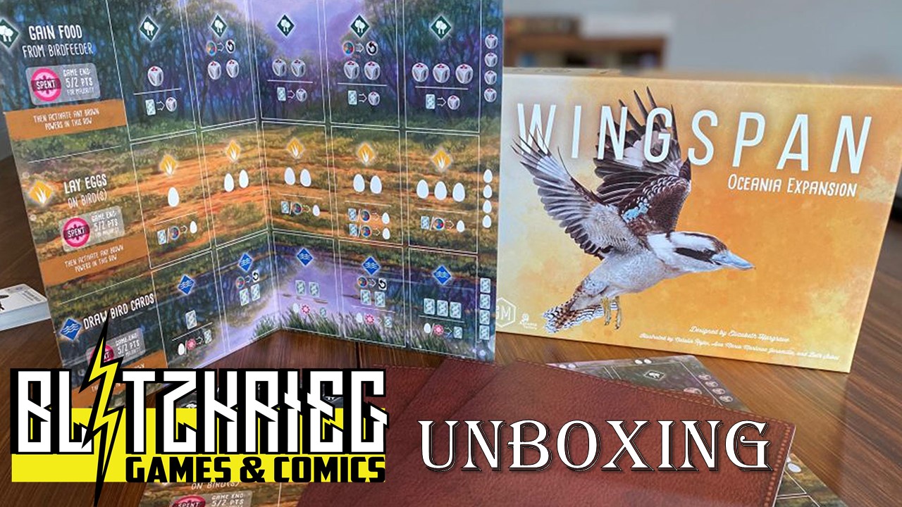 Wingspan: Oceania Expansion Unboxing