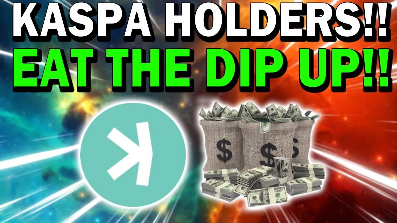 KASPA HOLDERS!! THIS IS YOUR LAST CHANCE!! $1.00 KASPA INCOMING!!