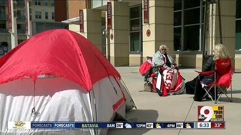 Reds tickets campout is annual tradition for many fans