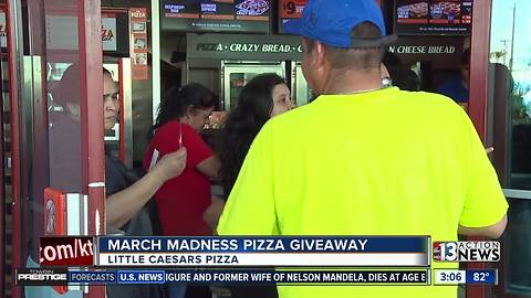 March Madness pizza giveawy by Little Caesars