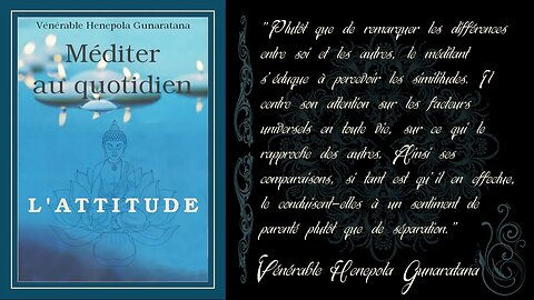 "L'attitude en méditation" par le Vénérable Henepola Gunaratana