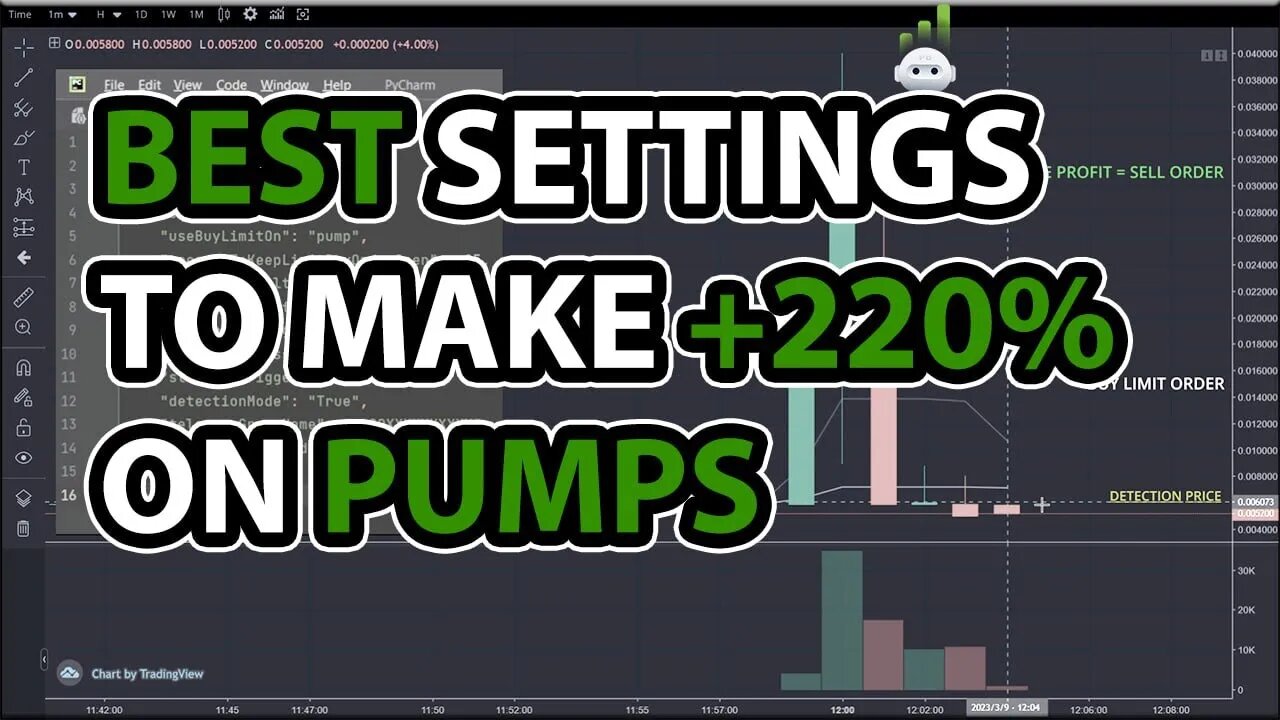 BEST settings for Pump and Dump Bot to make HUGE Profits from big pump signals