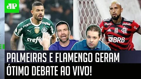 "ISSO É BEM CLARO! O Palmeiras, AO CONTRÁRIO do Flamengo, NÃO..." OLHA esse BAITA DEBATE!