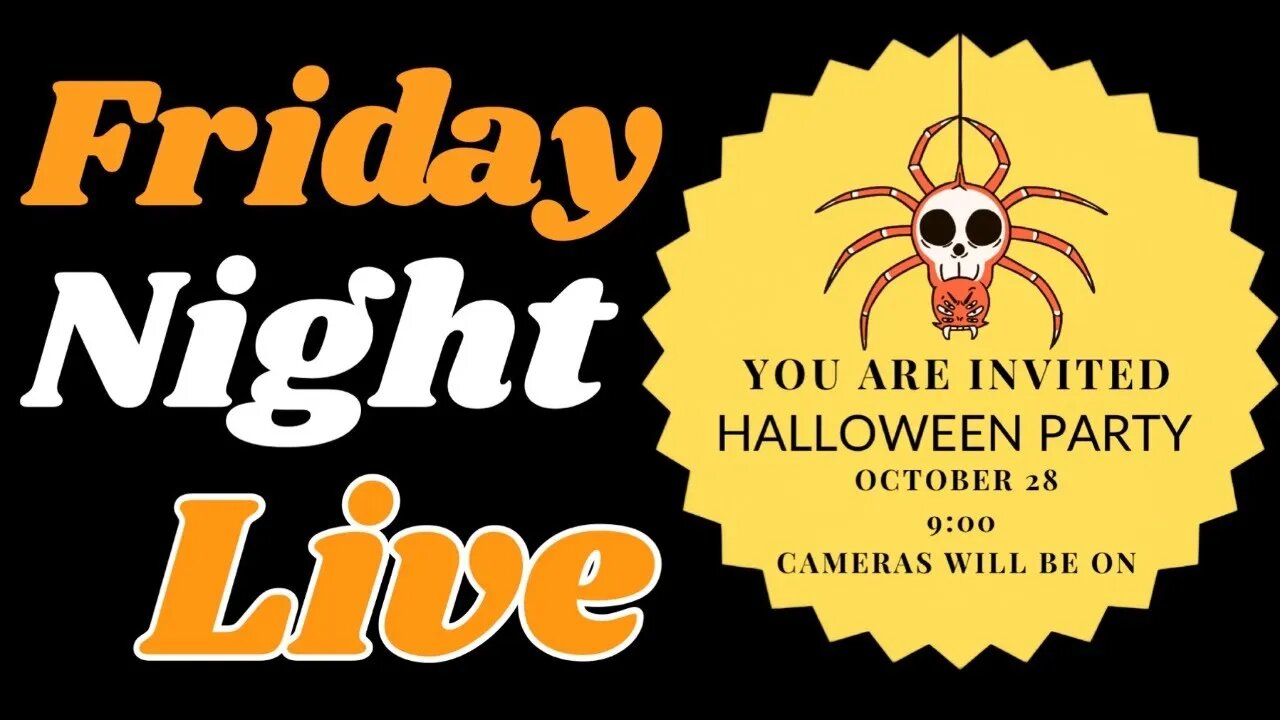 Friday Night Live Halloween Party!