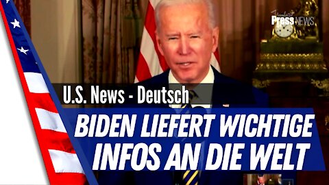 Präsident Biden liefert Informationen an die Welt, Biden und Harris im Außenministerium