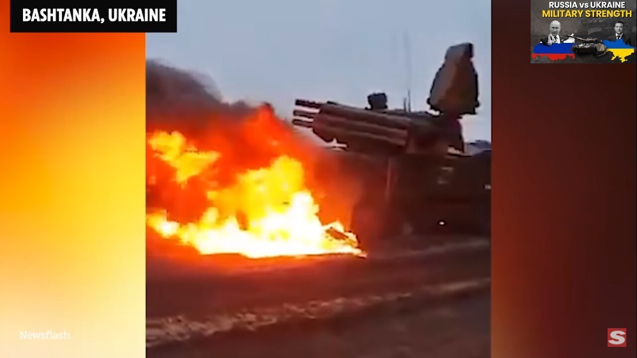 Ukrainians take Russian TANK for joyride & burn £11m missile launcher as resistance holds strong