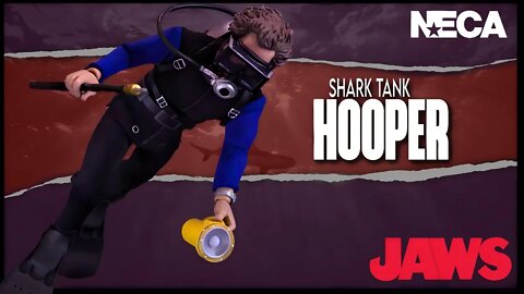 NECA Jaws Retro Cloth Matt Hooper Shark Cage @The Review Spot