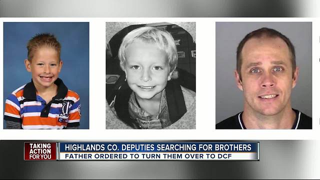 Deputies search for two young brothers missing in Highlands County