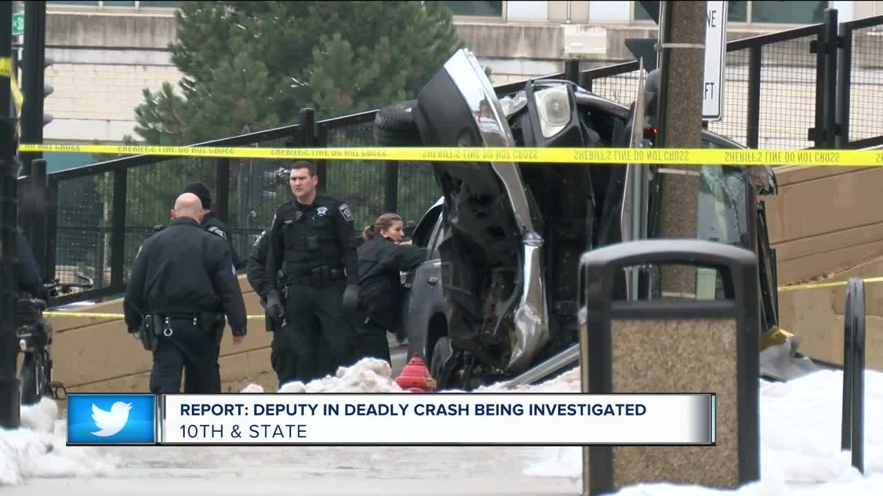 Milwaukee County sheriff's deputy involved in deadly crash now under investigation, report says
