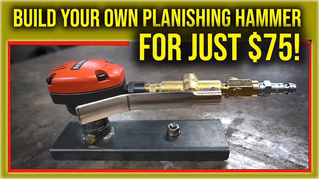 How to build a handheld planishing hammer | Pneumatic slapper spoon