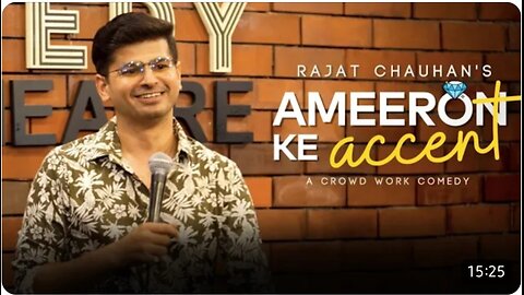 Ameeron ka Accent |CrowdWork | Stand Up Comedy by Rajat Chauhan