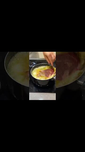 Steak cooked in butter!