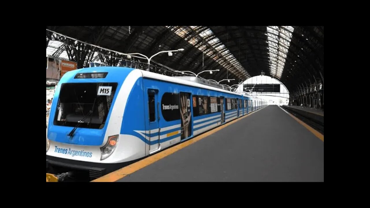 Viajando en el tren Mitre, ramal José León Suarez.