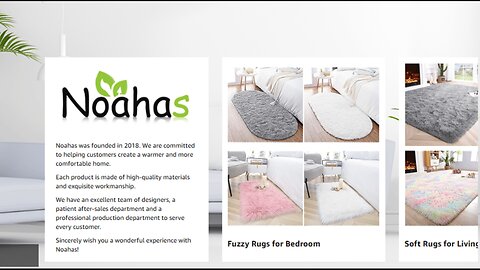 Noahas Fluffy Bedroom Rug Plush Fuzzy Rugs for Kids Room Living Room