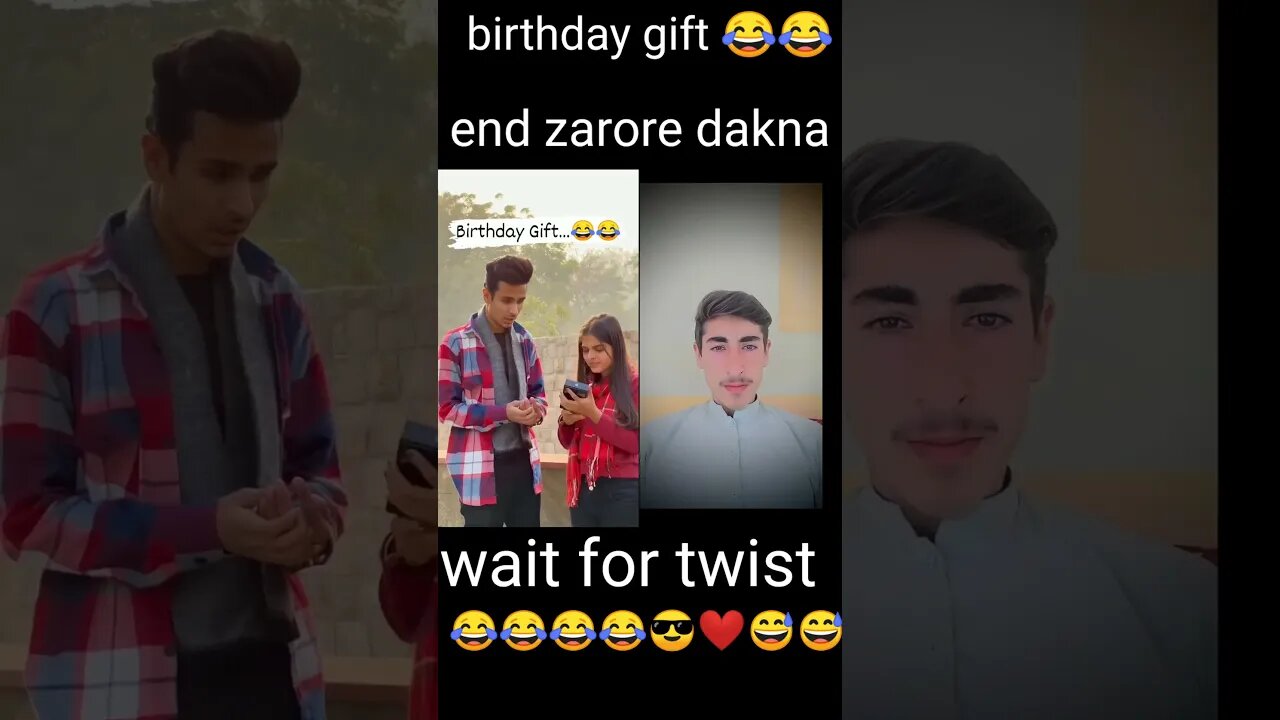 Brithday gift 😂😂| End zarore dakna |wait for twist|kite#shorts #viral #youtube