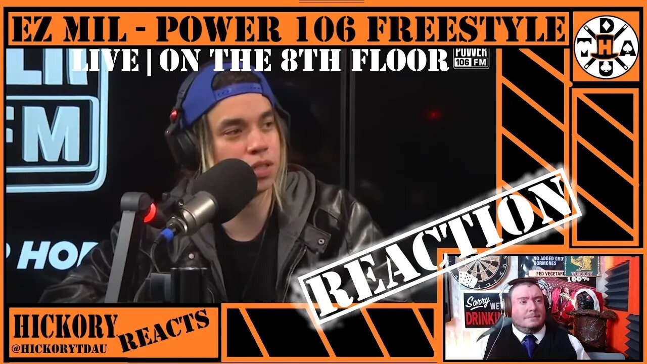 I'm In Way Out Of My Depths On This One! EZ Mil - Emotionally Powered Power 106 Freestyle Reaction