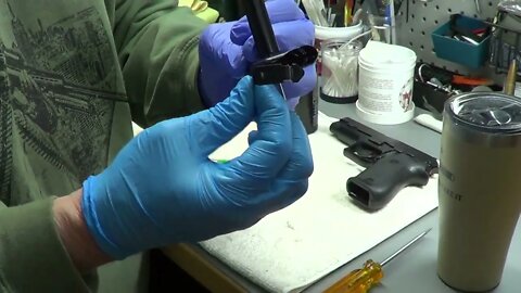 Cleaning & Takedown of Sig Sauer P220 - Taking Apart Sig Mags
