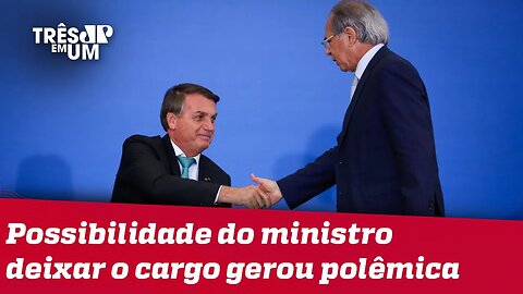 Bolsonaro diz ter total confiança em Guedes