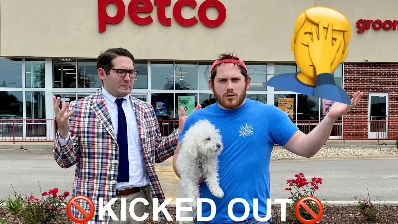 My Dog got us KICKED OUT of the Pet Store!