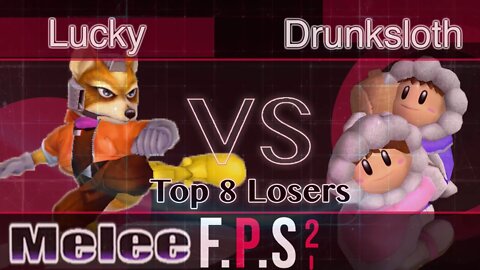 Selfless|Lucky (Fox) vs. Drunksloth (Ice Climbers) - Melee Top 8 Losers - FPS2