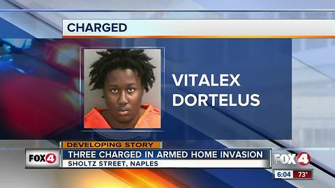 Three Charged in Armed Home Invasion