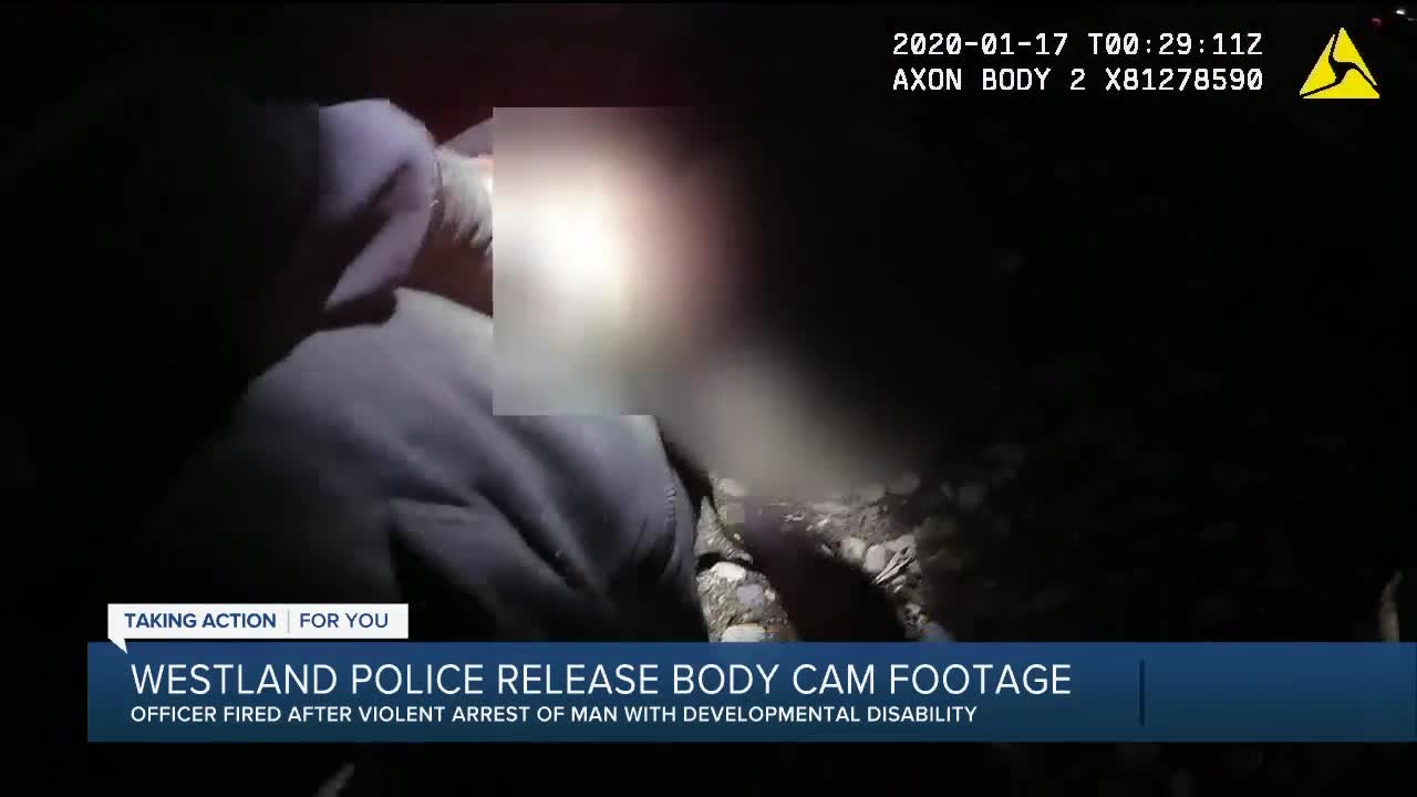 Westland police release bodycam footage of violent arrest of man with developmental disability