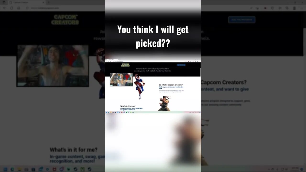 Will I Become A Capcom Creator?!? #youtubeshorts #shorts #viral #capcom #streetfighter6