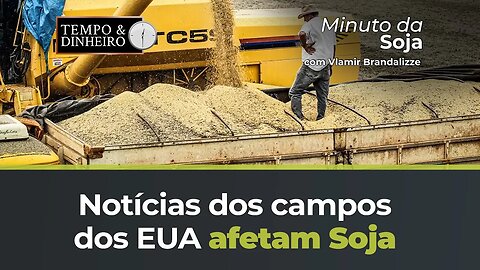 Notícias dos campos dos EUA afetam Soja