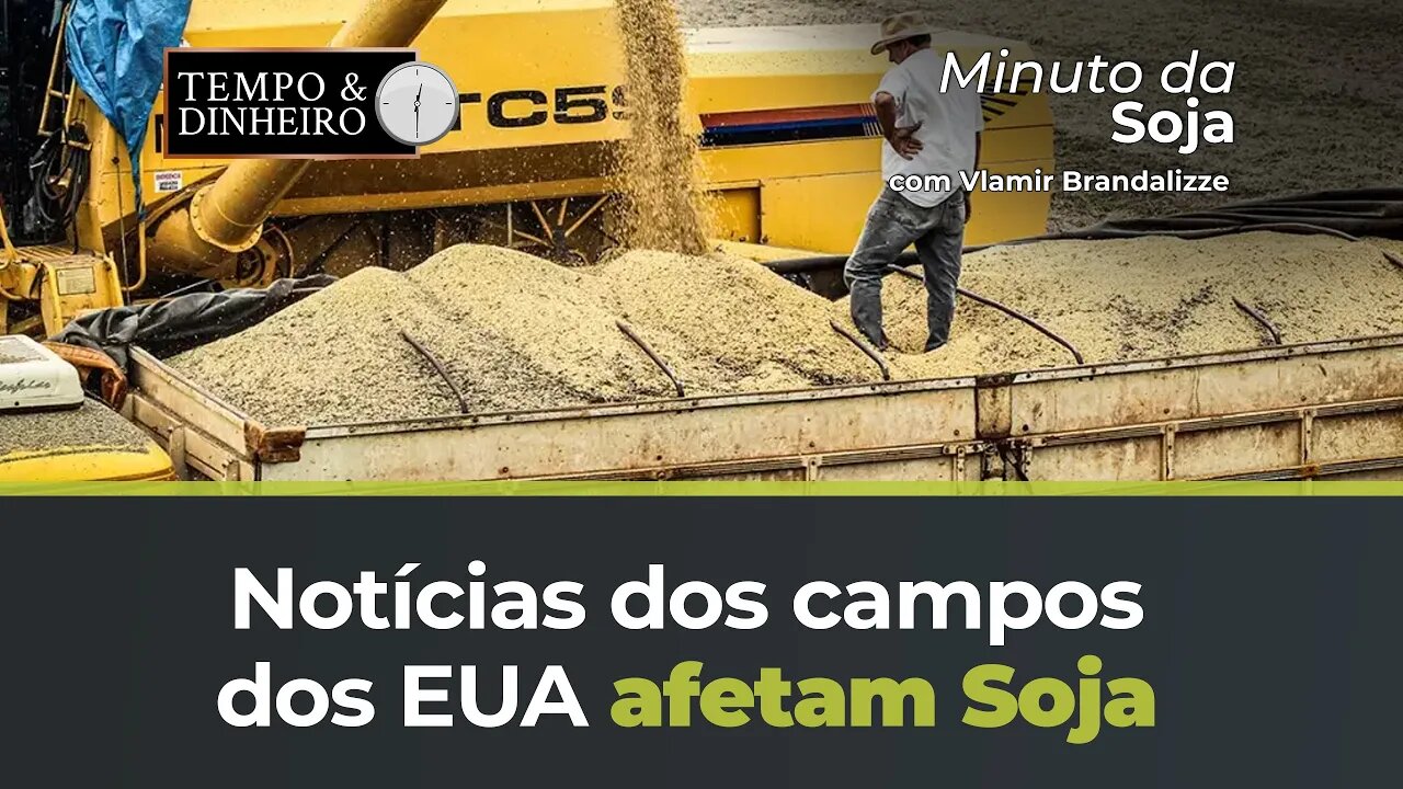 Notícias dos campos dos EUA afetam Soja