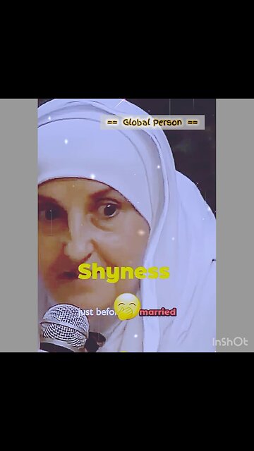 Be shy in the way you say it